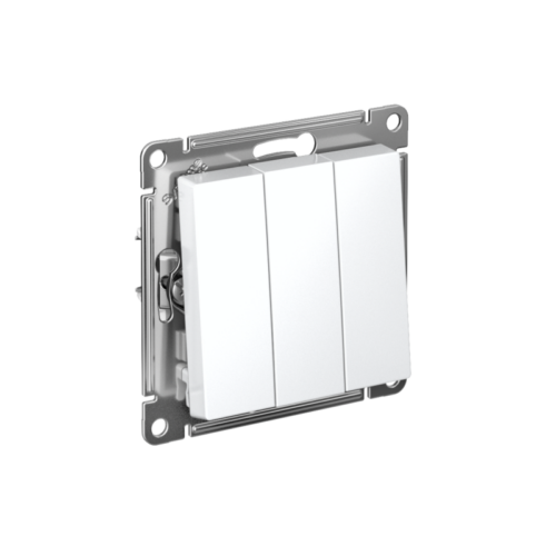 Выключатель 3-кл. СП AtlasDesign 10А IP20 (сх. 1+1+1) 10AX механизм бел.