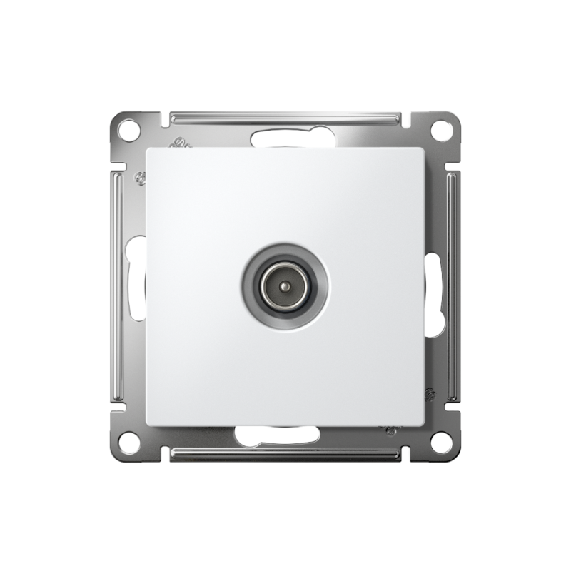 Розетка телевизионная TV AtlasDesign коннектор механизм бел. — изображение 2