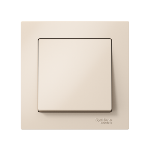 Выключатель 1-кл. СП AtlasDesign 10А IP20 (сх. 1) 10AX в сборе беж.