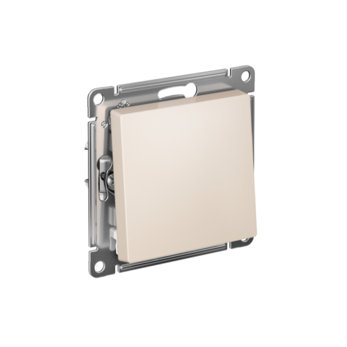 Переключатель проходной 1-кл. СП AtlasDesign 10А IP20 (сх. 6) 10AX механизм беж.