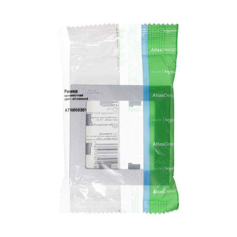 Рамка 1-м AtlasDesign алюм. — изображение 3