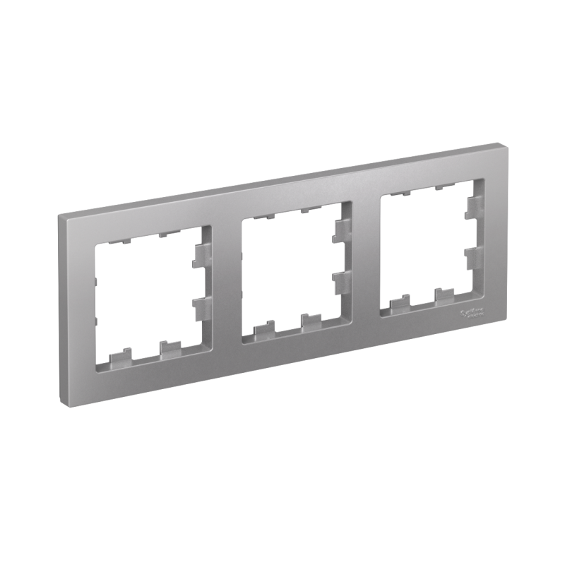 Рамка 3-м AtlasDesign универс. алюм.