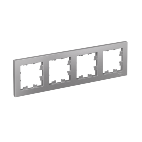 Рамка 4-м AtlasDesign универс. алюм.