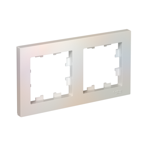 Рамка 2-м AtlasDesign универс. жемчуж.