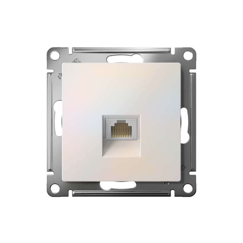 Розетка компьютерная AtlasDesign RJ45 кат.5E механизм жемчуж. — изображение 2