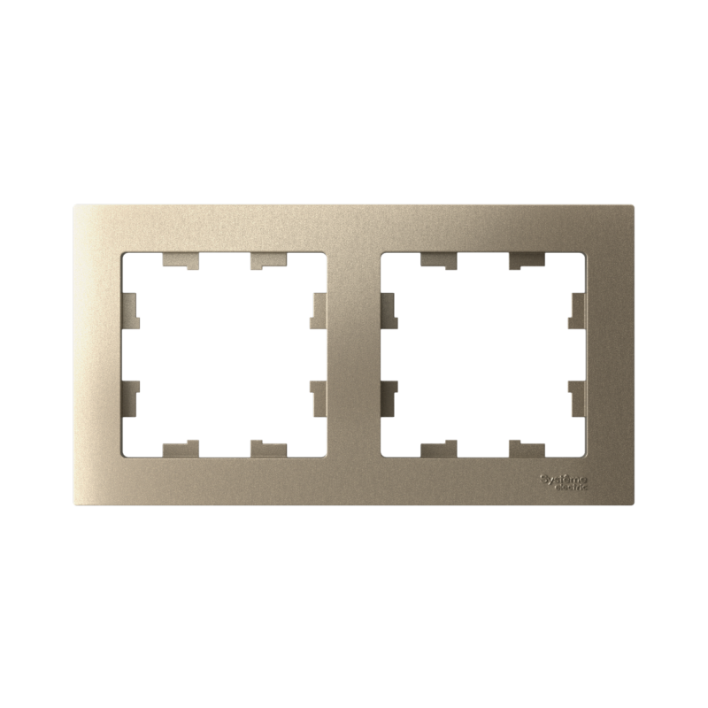 Рамка 2-м AtlasDesign универс. шампань — изображение 2