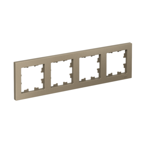Рамка 4-м AtlasDesign универс. шампань