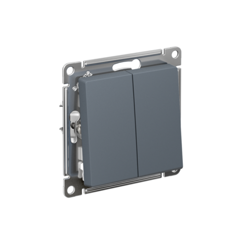 Выключатель 2-кл. СП AtlasDesign 10А IP20 (сх. 5) 10AX механизм грифель