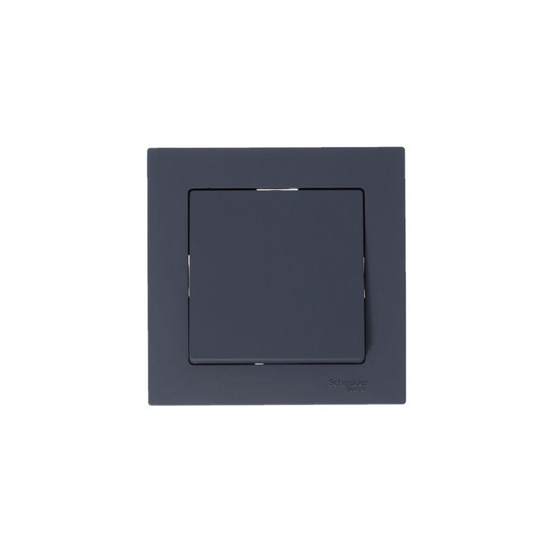 Переключатель проходной 1-кл. СП AtlasDesign 10А IP20 (сх. 6) 10AX механизм грифель — изображение 7