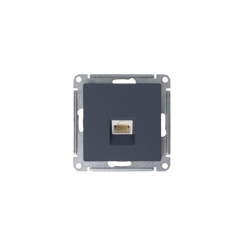 Розетка компьютерная AtlasDesign RJ45 кат.5E механизм грифель — изображение 3