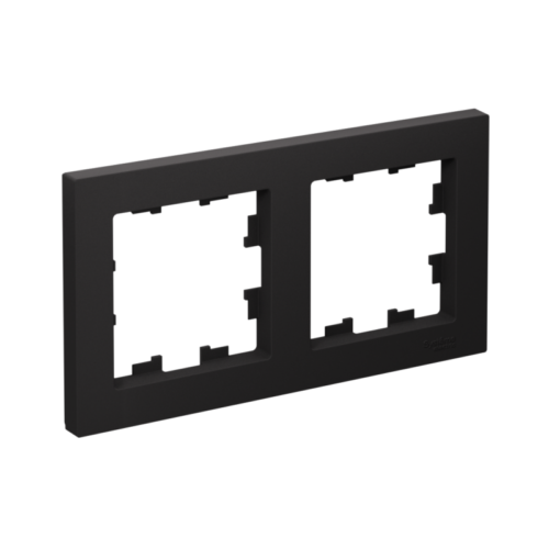 Рамка 2-м AtlasDesign универс. карбон