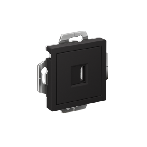 Розетка HDMI AtlasDesign механизм карбон