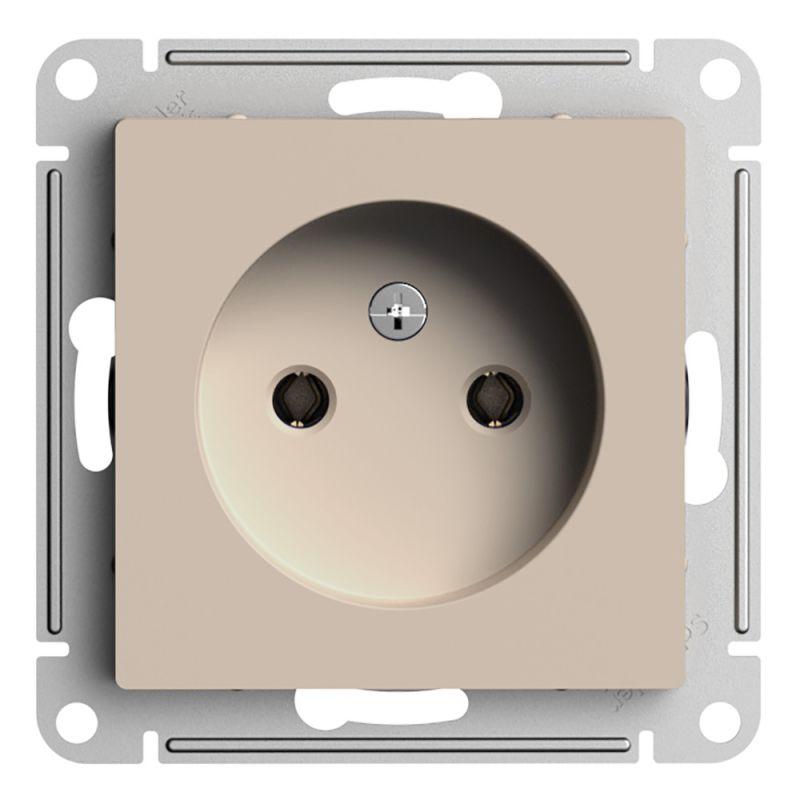 Розетка AtlasDesign 16А без заземл. без шторок механизм песочн. — изображение 2