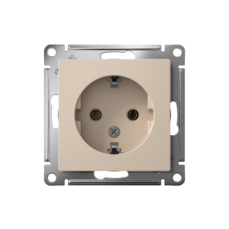Розетка AtlasDesign 16А с заземл. механизм песочн. — изображение 2