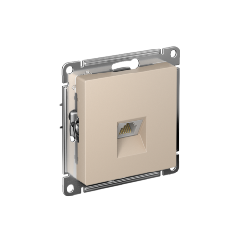 Розетка компьютерная AtlasDesign RJ45 кат.5E механизм песочн.