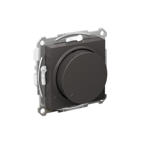 Светорегулятор (диммер) AtlasDesign повор-нажим LED RC 400Вт мех. базальт