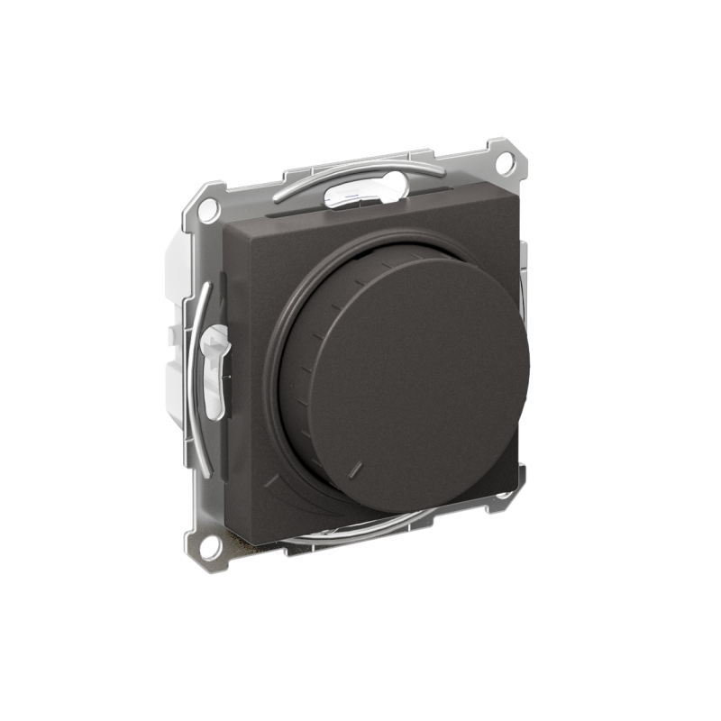 Светорегулятор (диммер) AtlasDesign повор-нажим LED RC 400Вт мех. базальт