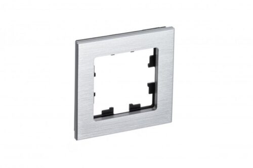 Рамка 1-м AtlasDesign Nature метал. серебр.