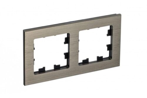 Рамка 2-м AtlasDesign Nature метал. латунь