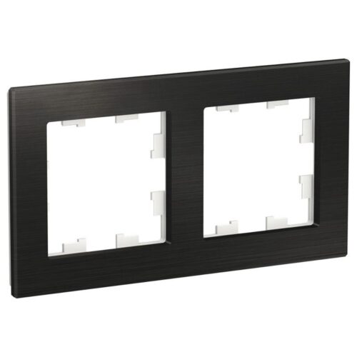 Рамка 2-м AtlasDesign Nature метал. оникс