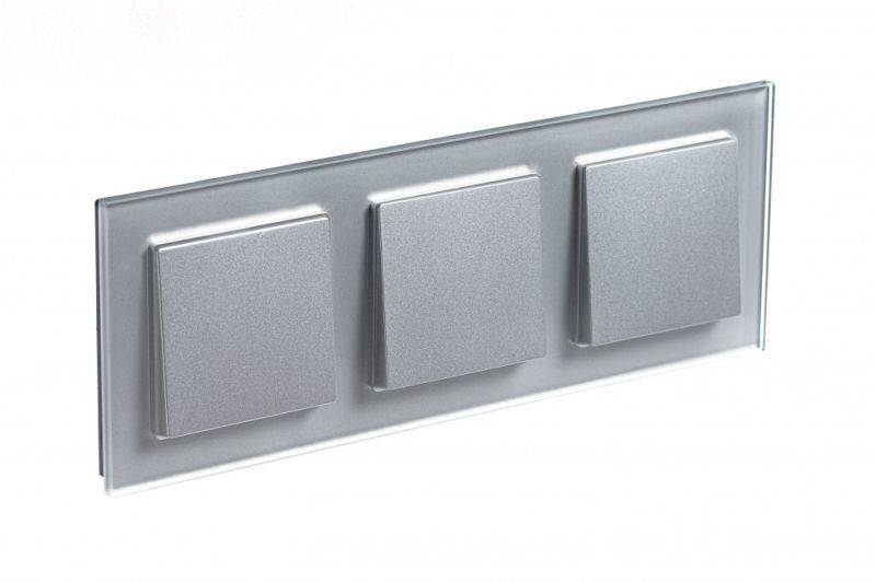 Рамка 3-м AtlasDesign Nature стекло алюм. — изображение 2