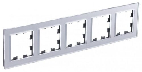 Рамка 5-м AtlasDesign Nature органич. стекло алюм.