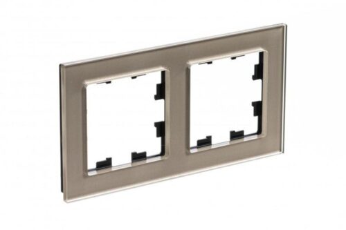 Рамка 2-м AtlasDesign Nature стекло шампань