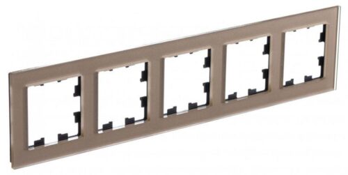 Рамка 5-м AtlasDesign Nature органич. стекло шампань