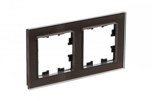 Рамка 2-м AtlasDesign Nature стекло мокко