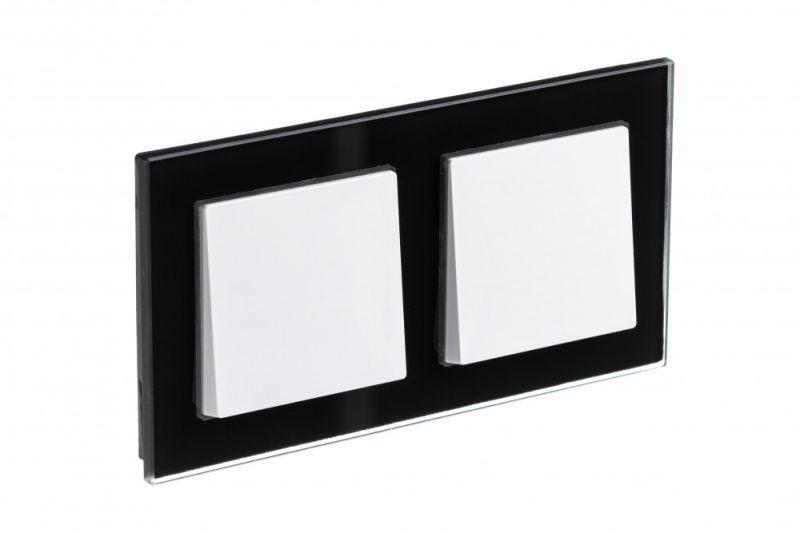 Рамка 2-м AtlasDesign Nature стекло черн. — изображение 3