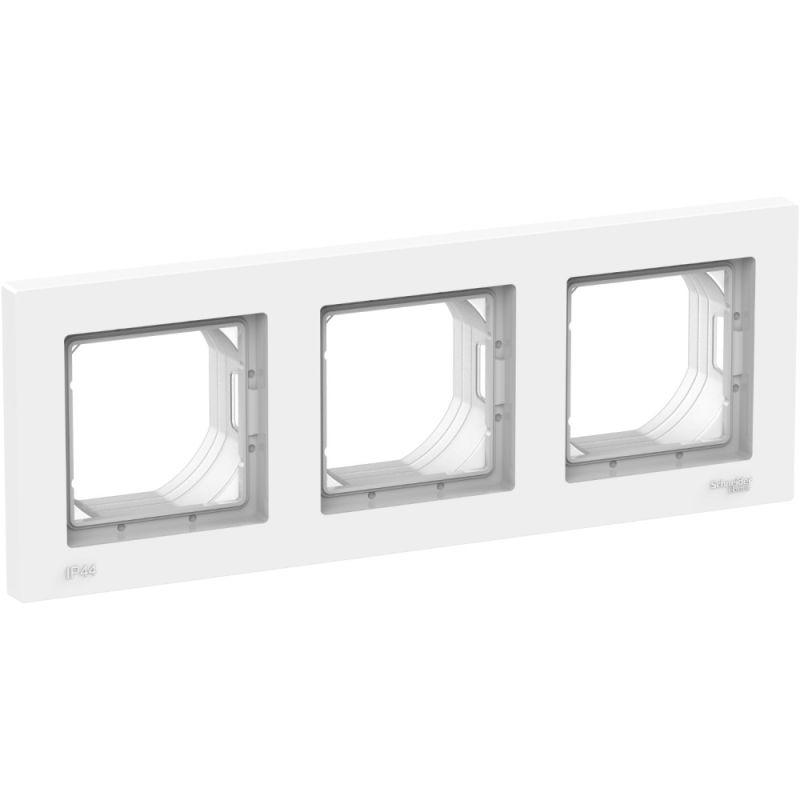 Рамка 3-м AtlasDesign Aqua IP44 бел.