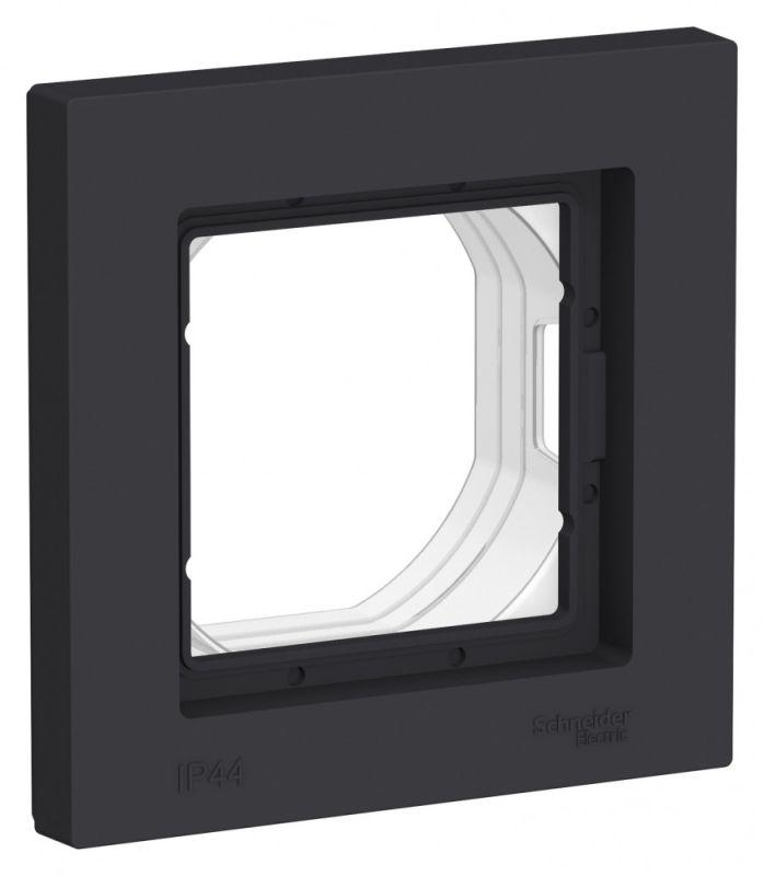 Рамка 1-м AtlasDesign Aqua IP44 карбон