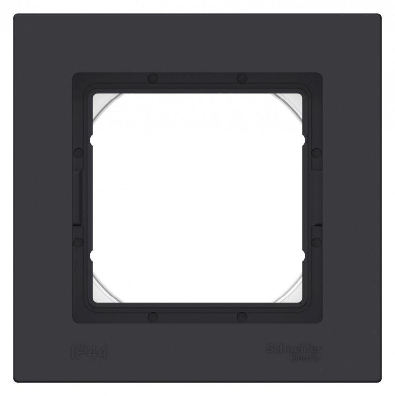 Рамка 1-м AtlasDesign Aqua IP44 карбон — изображение 2