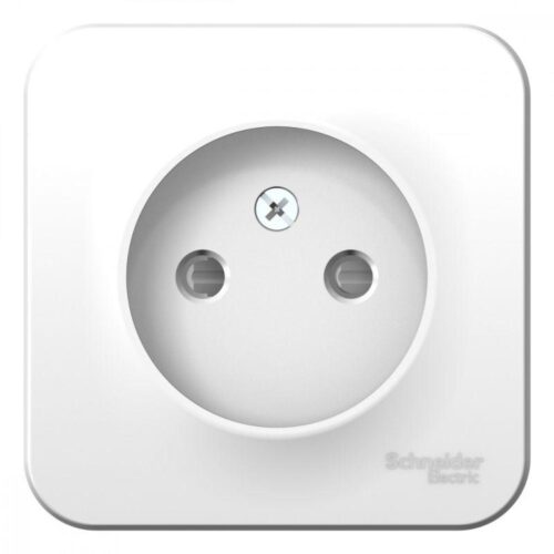 Розетка 1-м ОП Blanca 16А IP20 250В без заземл. защ. шторки с изолир. пластиной бел.