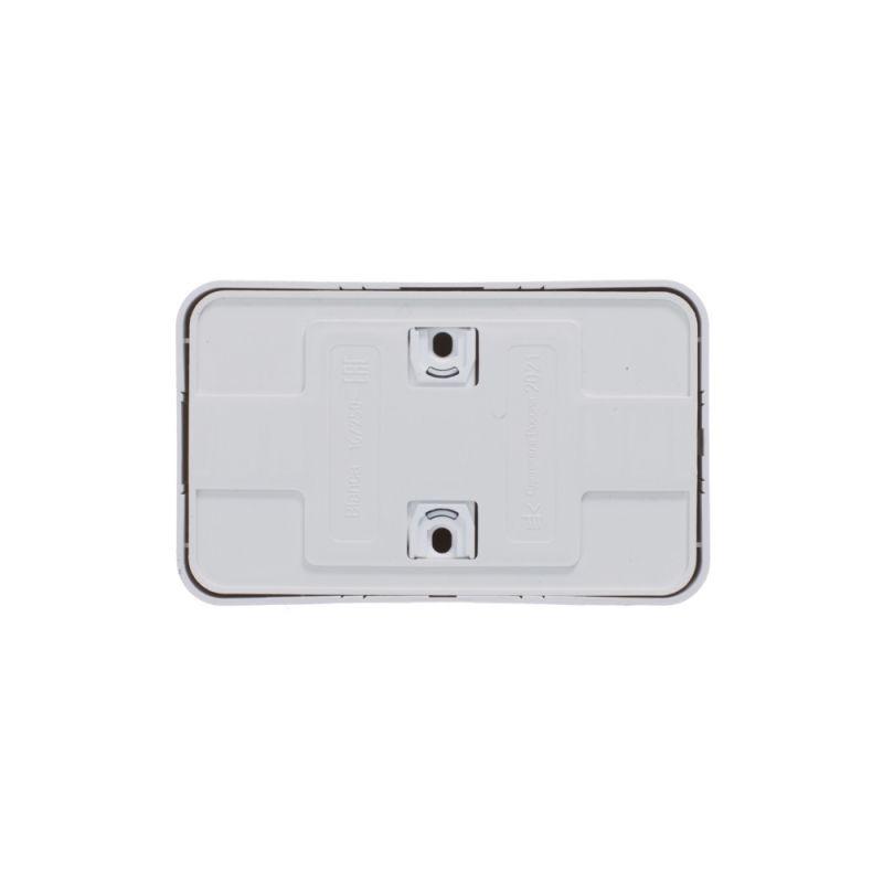 Розетка 2-м ОП Blanca 16А IP20 250В с заземл. защ. шторки с изолир. пластиной бел. — изображение 3