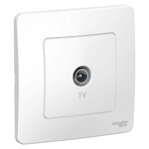 Розетка телевизионная TV СП Blanca коннектор бел.