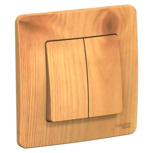 Выключатель 2-кл. СП Blanca 10А IP20 (сх. 5) 250В ясень