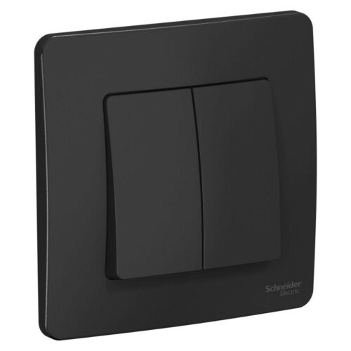 Выключатель 2-кл. СП Blanca 10А IP20 (сх. 5) 250В антрацит