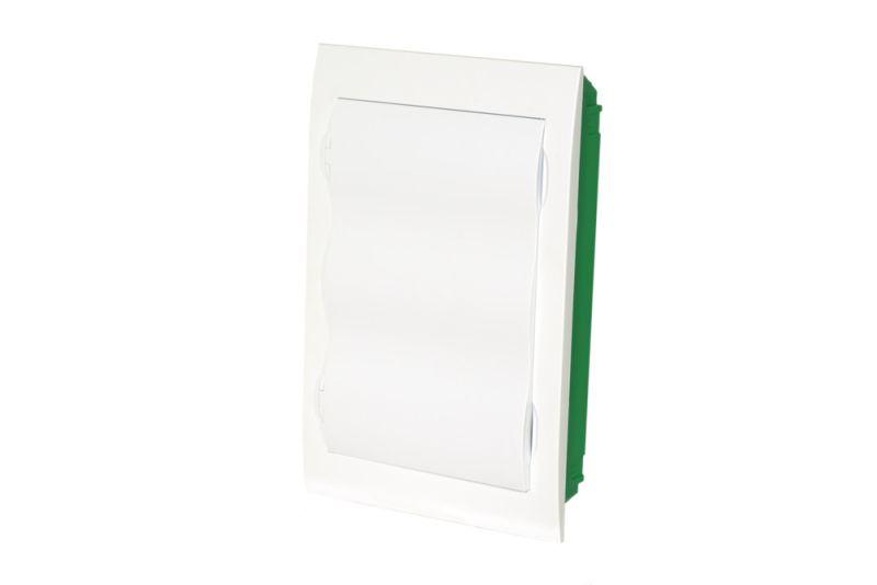 Корпус встраиваемый Box IT 3 ряда 36мод. 2 розетки с бел. дверцей — изображение 5