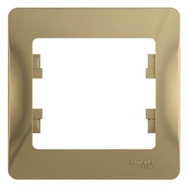 Рамка 1-м Glossa титан