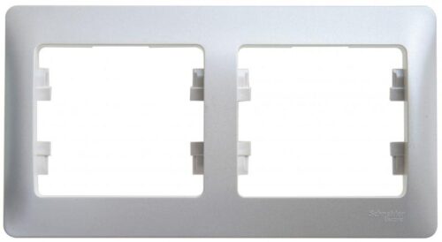 Рамка 2-м Glossa горизонт. перламутр