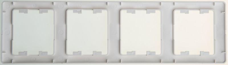 Рамка 4-м Glossa вертикал. перламутр — изображение 2