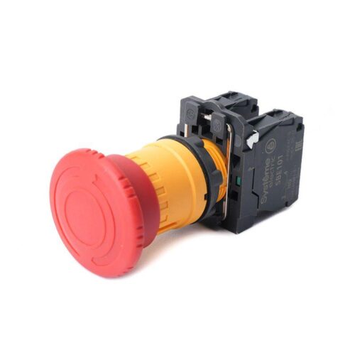 Кнопка аварийного останова SB5 в сборе 22мм 40мм 1НО+1НЗ повернуть для возврата пластик