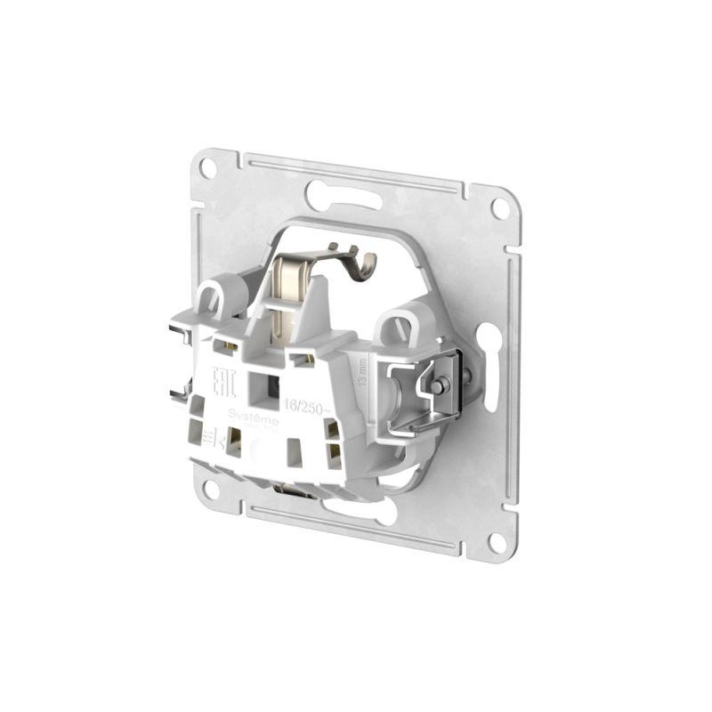 Розетка AtlasDesign Aqua 16А IP44 с заземл. защ. шторки с прозр. крышкой быстрозажим. клем. механизм бел. SE