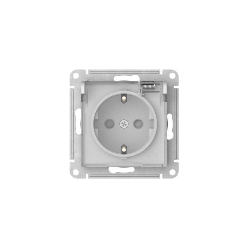 Розетка AtlasDesign Aqua 16А IP44 с заземл. защ. шторки с прозр. крышкой быстрозажим. клем. механизм бел. SE — изображение 4
