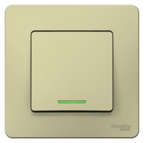 Выключатель 1-кл. СП Blanca 10А IP20 250В с подсветкой беж. SE