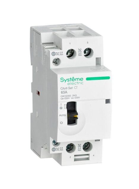 Контактор 2п City9 Set 2НО 63А AC 230В-230В SE