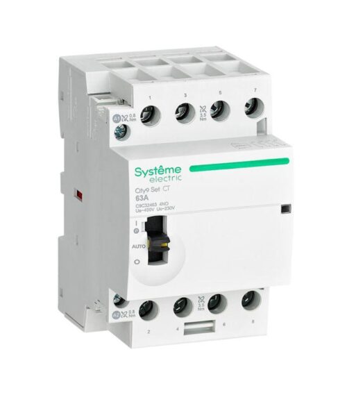 Контактор 4п City9 Set 4НО 63А AC 400В-230В SE