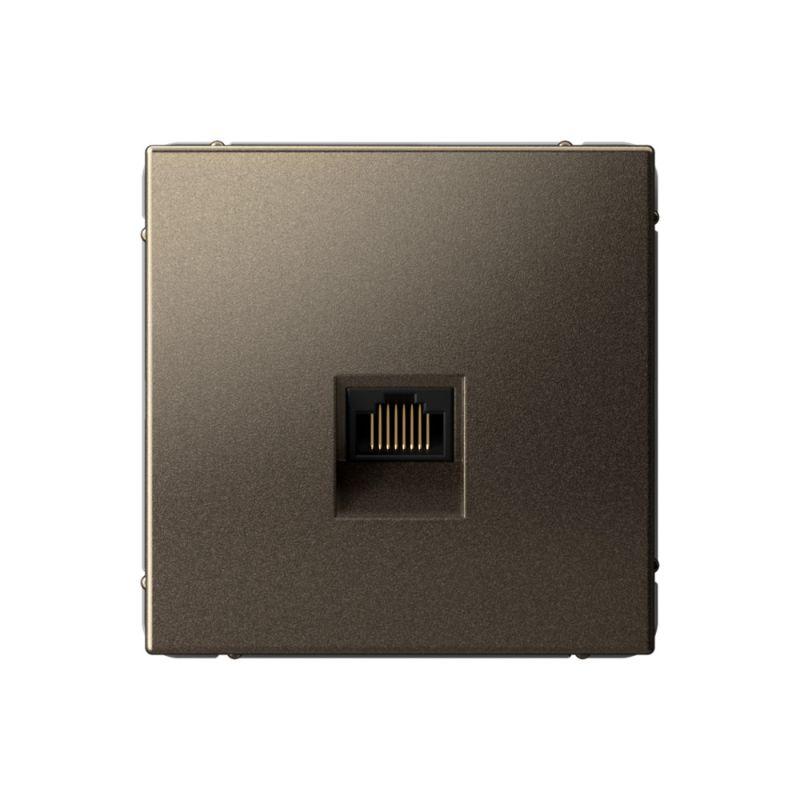 Розетка компьютерная ArtGallery RJ45 кат.6A механизм мокко SE — изображение 2