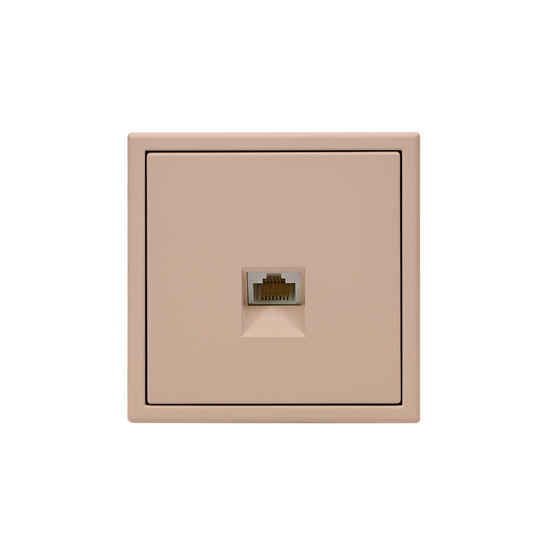 Розетка компьютерная ArtGallery RJ45 кат.5E механизм песочн. SE — изображение 2